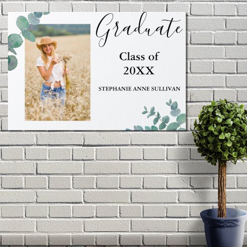 Personalized Photo Graduation  Sign