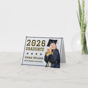 Personalized Photo Graduation Thank You Card