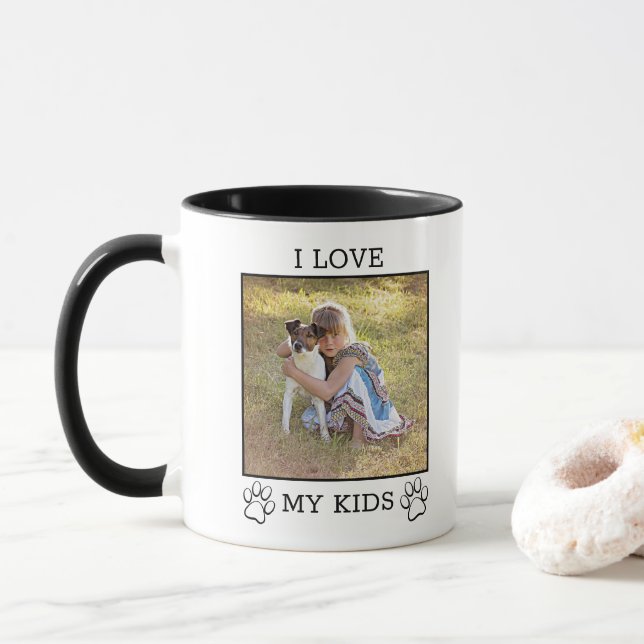 Personalized Photo Greatest Mother or Father Mug (With Donut)