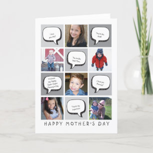 Personalized Photo & Greetings Mother's Day Card