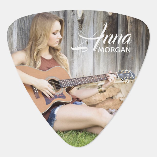 Personalized Photo Guitar Pick (Front)