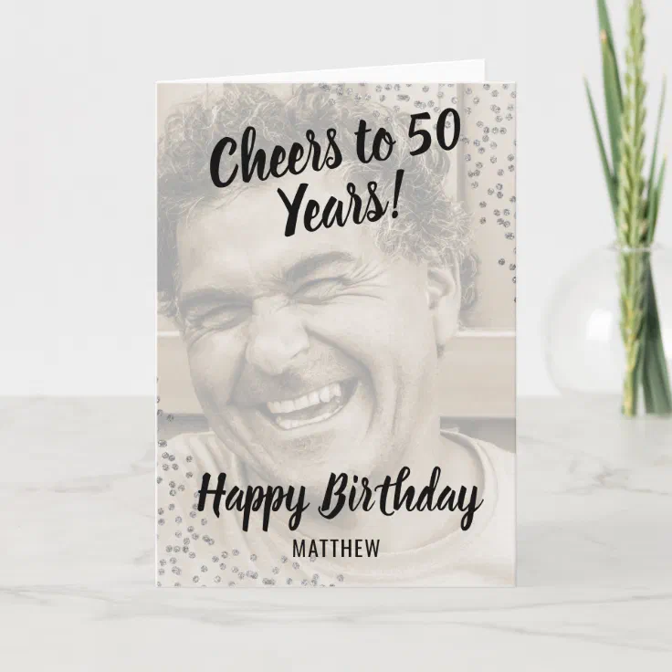 custom birthday card with photo