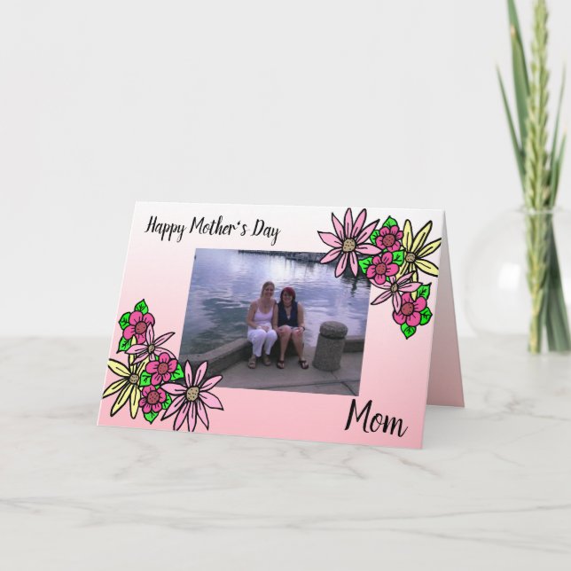 Personalized Photo Happy Mother's Day Card (Front)