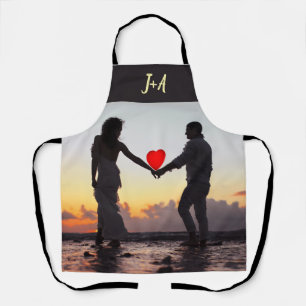 Personalized Photo Happy Valentine's Day Apron