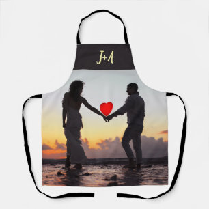 Personalized Photo Happy Valentine's Day Apron