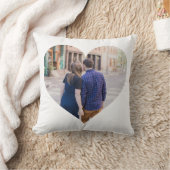 Personalized | Photo Heart Throw Pillow (Blanket)