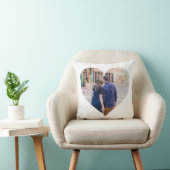 Personalized | Photo Heart Throw Pillow (Chair)