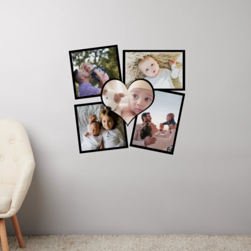 Personalized Photo Heart Wall Decal