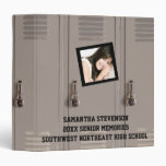 Personalized Photo High School Locker Memory Book Binder