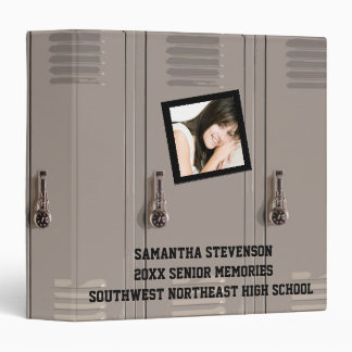 Personalized Photo High School Locker Memory Book Binder