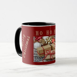 Personalized Photo Ho Ho Ho Christmas Coffee Mug