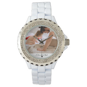 Personalized Photo I love You Dad Watch