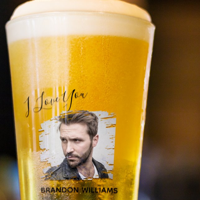 Personalized Photo I Love You Glass (Creator Uploaded)