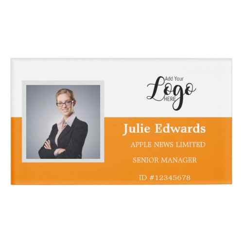 Personalized Photo ID  Logo security pass Badge