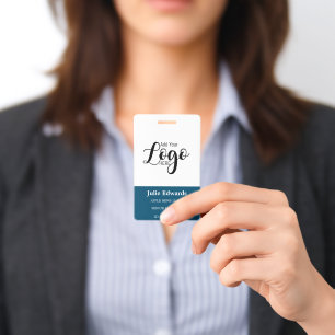 Personalized Photo ID & Logo security pass Badge