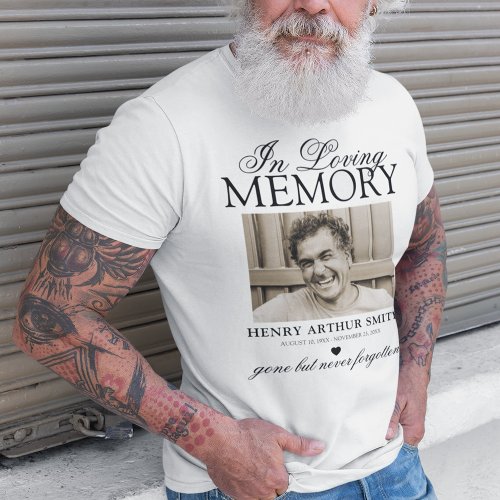 Personalized Photo In Loving Memory T_Shirt