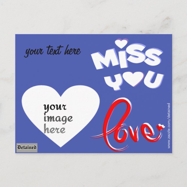 personalized photo inmate postcard (Front)