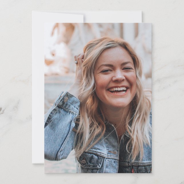 Personalized Photo Invitation (Front)