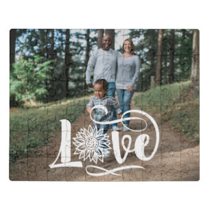 Personalized photo jigsaw puzzle