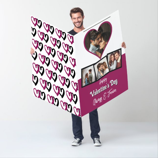 Personalized Photo Jumbo-Sized Valentine's Day Card (In Situ)