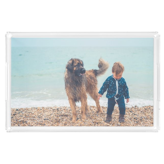 Personalized Photo Keepsake Acrylic Tray (Front)