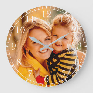 Personalized Photo Keepsake for Her Large Clock