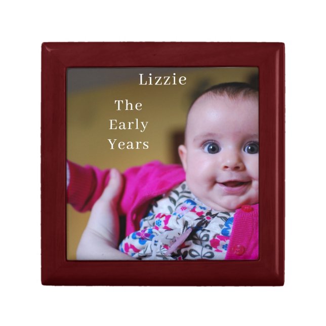 Personalized Photo Keepsake Gift Box (Front)