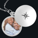 Personalized Photo Keepsake Locket Necklace<br><div class="desc">This locket necklace features your photo and personalization.  A locket necklace like this is a great way to keep a happy memory close to your heart. A locket necklace is always a thoughtful wedding or another occasion or holiday gift.</div>