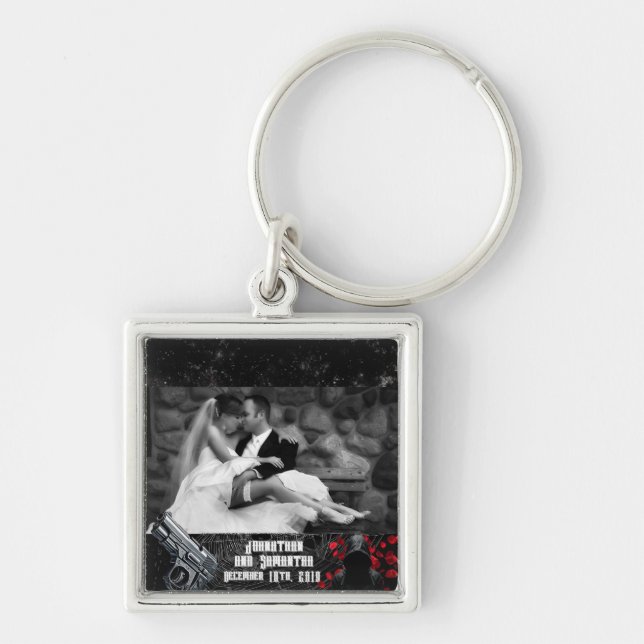 Personalized Photo Key Chain Haunting Adeline Zade (Front)
