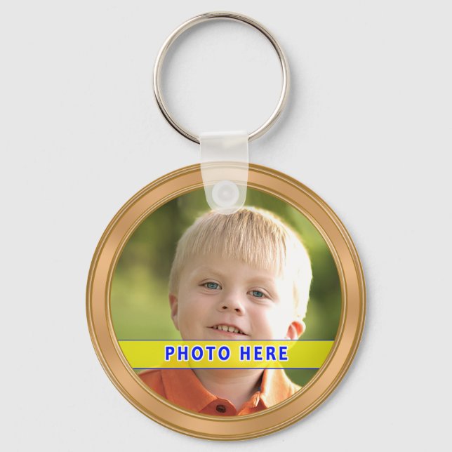 Personalized Photo Key Chain with INSTRUCTIONS (Front)