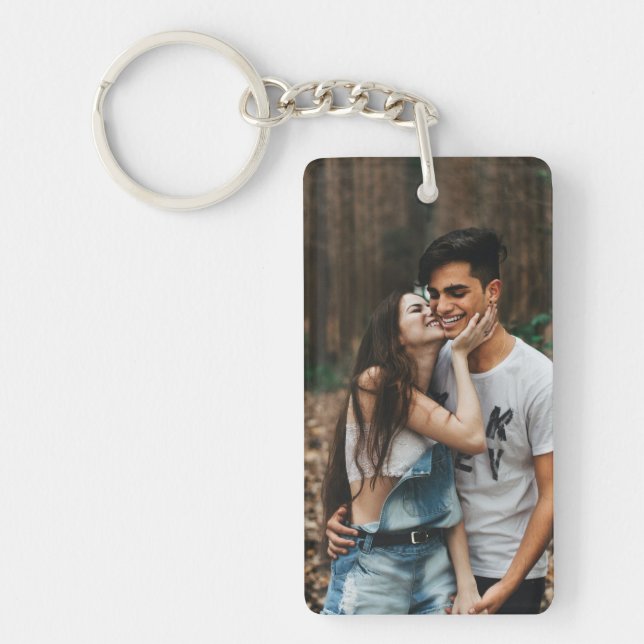 personalized photo key keychain (Front)