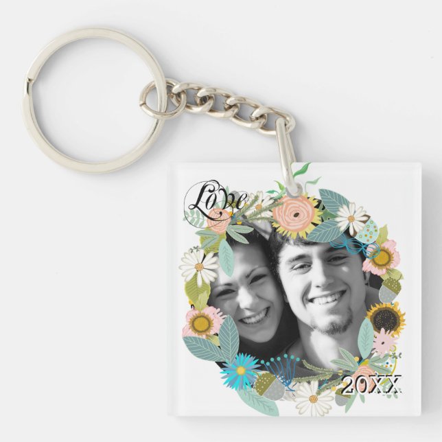 Personalized Photo Keychain (Front)