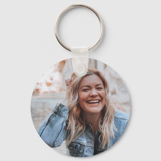 Personalized Photo Keychain (Front)