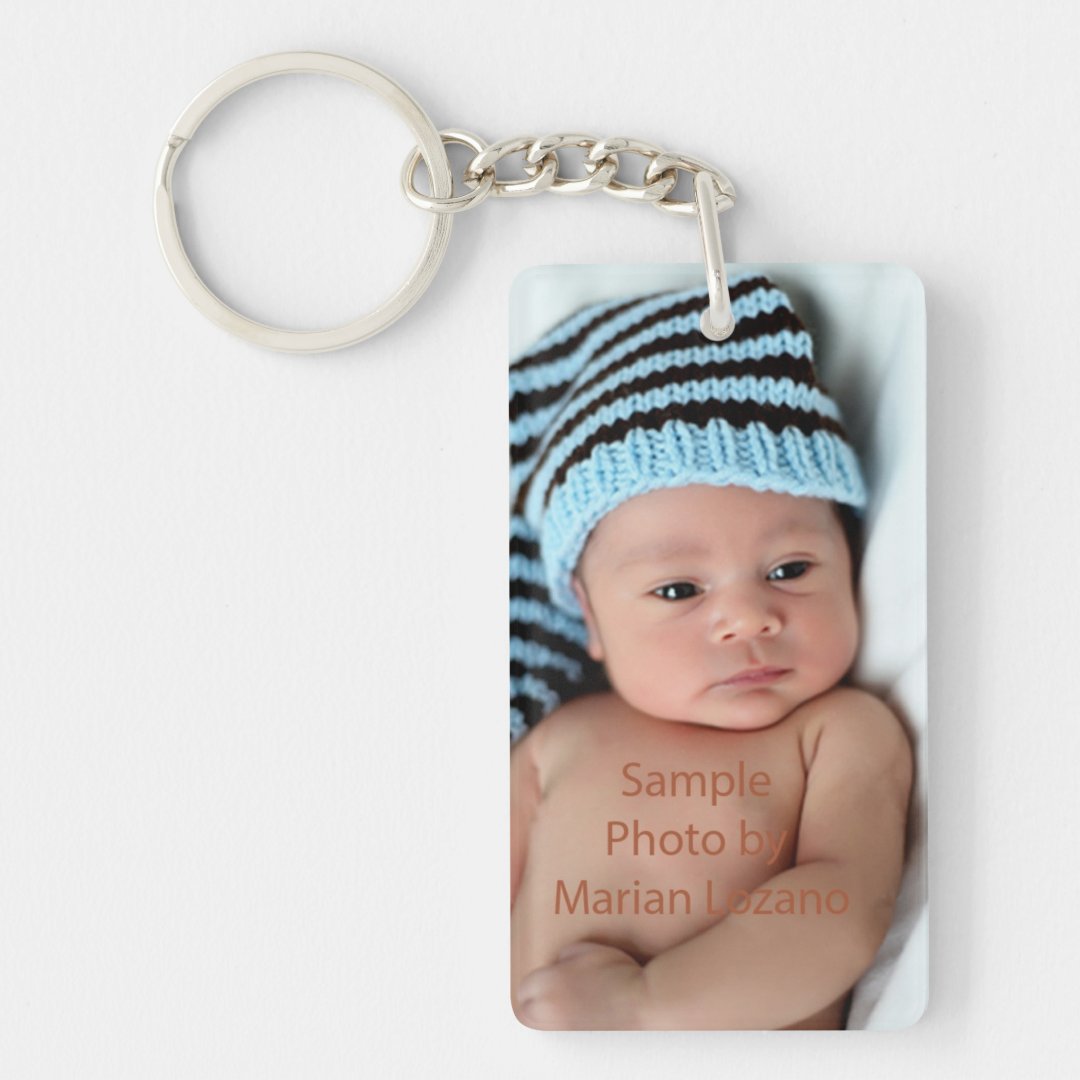 Personalized Photo Keychain Zazzle
