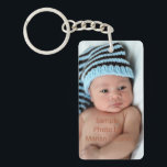 Personalized Photo Keychain<br><div class="desc">Photo by Northern Virginia photographer Marian Lozano www.marianlozanophotography.com. Personalize these key chains with photos of your new baby, kids or grandchildren. They're great for family photos and newborn photos. They also make a great gift for new mom and dads, or grandparents.</div>