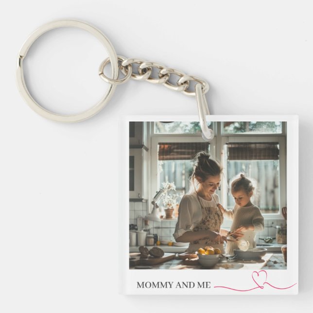 Personalized Photo Keychain (Front)