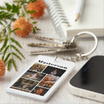 Personalized Photo  Keychain<br><div class="desc">Six photos with white frames and editable back side or choose the blank pocket to slip in your own.</div>