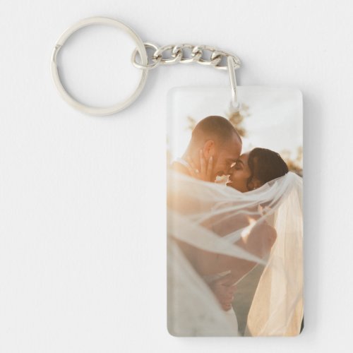 Personalized Photo Keychain with Custom Message