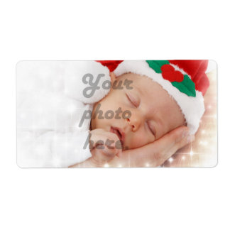 Personalized photo label