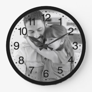 Personalized Photo Large Clock