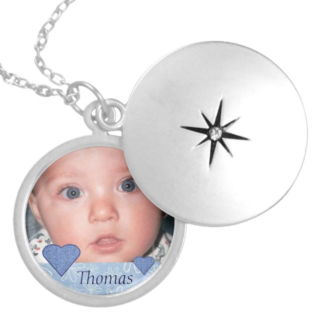 Personalized Photo Locket Necklace (Front)