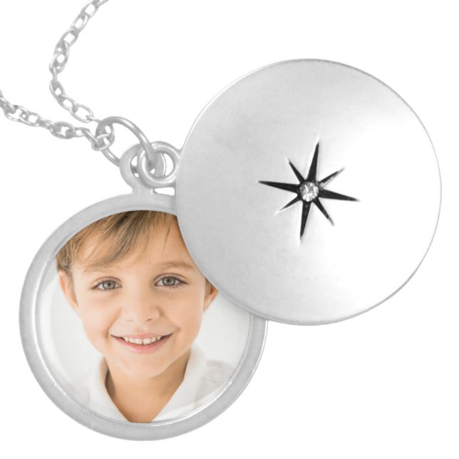 Personalized Photo Locket Necklace (Front)