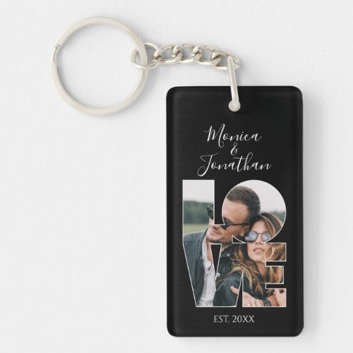 Personalized Photo Love Keepsake Keychain