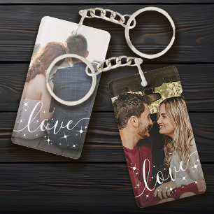 Personalized Photo Love Keepsake Keychain