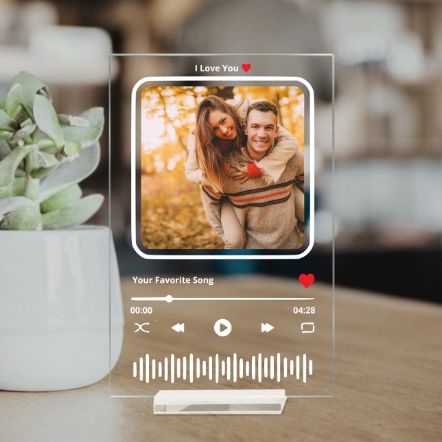 Personalized Photo Love Music Plaque Acrylic Sign (Personalized Photo Love Music Plaque Acrylic Sign)