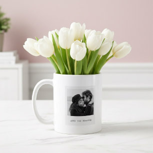 Personalized Photo – Love You Forever Custom  Coffee Mug
