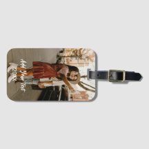 Personalized Photo Luggage Tag