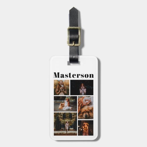 Personalized Photo Luggage Tag