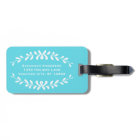 Personalized Photo Luggage Tag