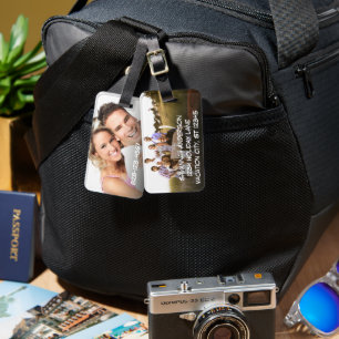Personalized Photo Luggage Tag